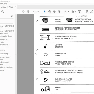 Lindner Unitrac_60_75 Parts Manual - PDF DOWNLOAD