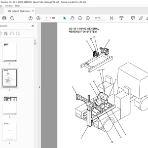 Tadano Crane OC-33-1-00103 GENERAL Parts Manual - PDF DOWNLOAD