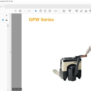 Crown Forklift GPW Series Parts Manual - PDF DOWNLOAD