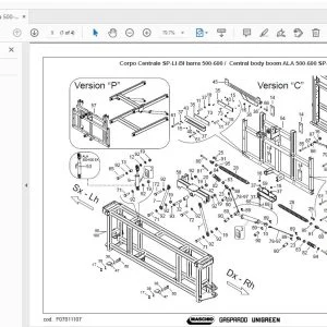 Gaspardo Ala 500-600 Parts Manual - PDF DOWNLOAD