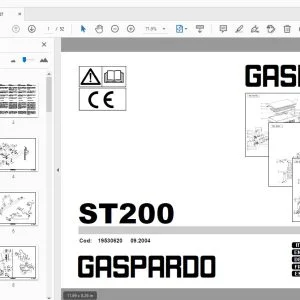 Gaspardo ST200 Parts Manual 19530620 - PDF