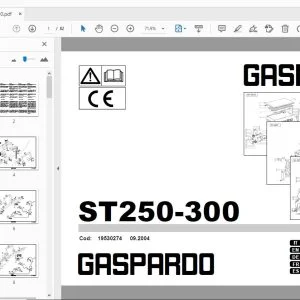 Gaspardo ST250-300 Parts Manual 19530274 - PDF