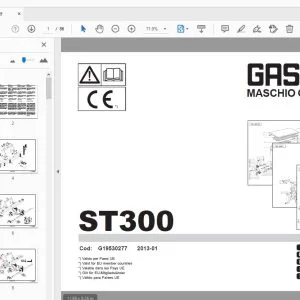 Gaspardo ST300 Parts Manual G19530277 - PDF