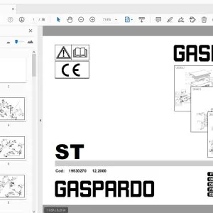 Gaspardo St Parts Manual 19530270 - PDF