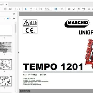 Gaspardo Tempo 1201 Parts Manual - PDF