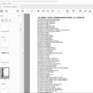 Tadano Crane OC-200M-1-15200 LOWER,NISSAN DIESEL KL-CW55YNX Parts Manual PDF