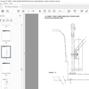 Tadano Crane OOC-200M-1-31400 LOWER,HINO BDG-FS1ERYA-RHF Parts Manual PDF
