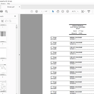 Atlet Forklift U Tergo ELECTRICAL WIRING DIAGRAM MANUAL 2012A - PDF DOWNLOAD