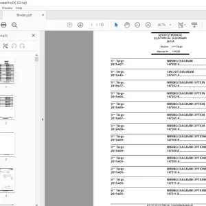 Atlet Forklift UHX Tergo Series ELECTRIC DIAGRAMS MANUAL 2011A - PDF DOWNLOAD