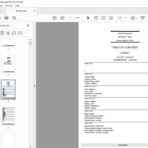 Atlet Forklift UHX Tergo Series MASTER MANUAL  - PDF DOWNLOAD