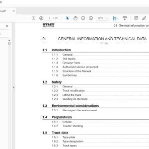 Atlet Forklift UHX Tergo Series Service Manual 2013B - PDF DOWNLOAD