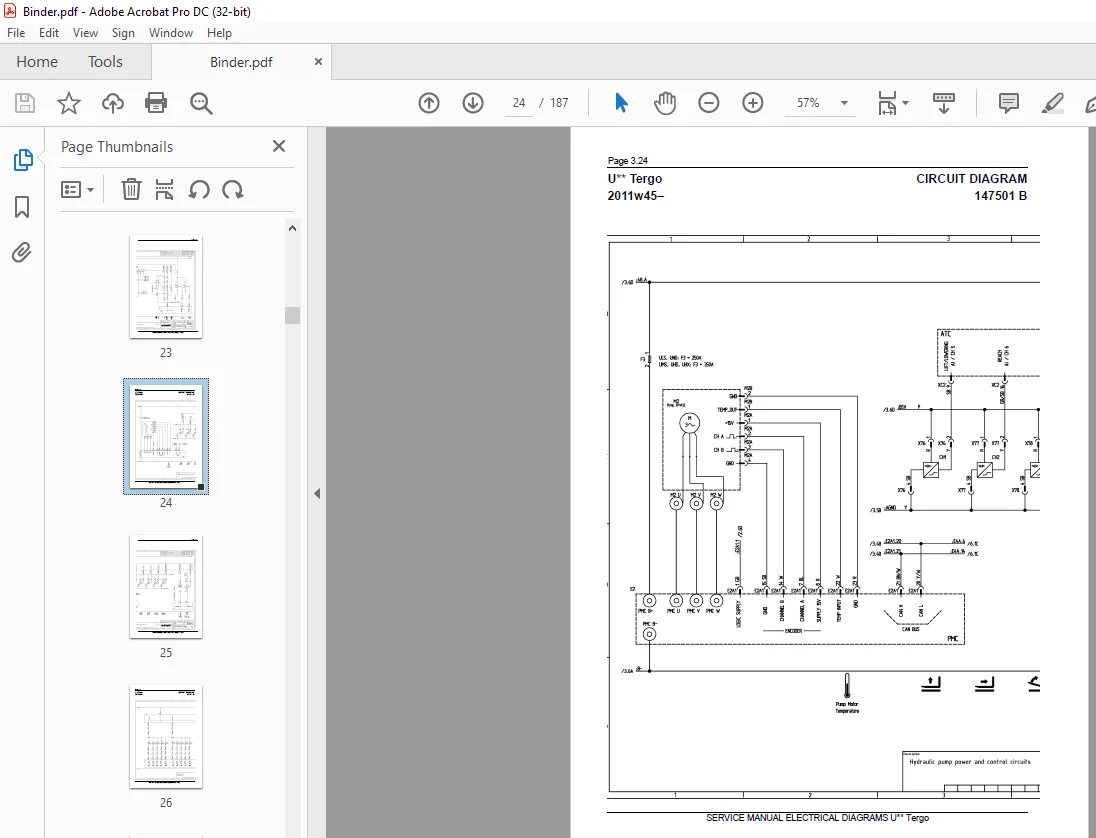 Atlet Forklift ULS Tergo Series ELECTRICAL DIAGRAMS Manual 2012A - PDF DOWNLOAD - Image 3