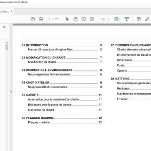 Atlet Forklift ULS Tergo Series MANUEL D'UTILISATION - PDF DOWNLOAD