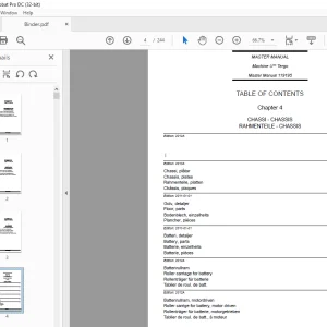 Atlet Forklift ULS Tergo Series Master Manual 119195 - PDF DOWNLOAD
