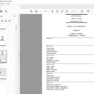 Atlet Forklift UND Tergo Series Master Manual 119195 - PDF DOWNLOAD