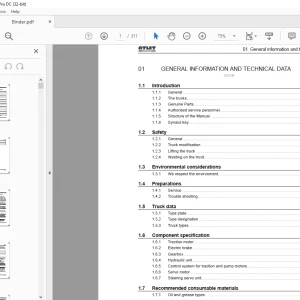 Atlet Forklift UND Tergo Series Service Manual 2013B - PDF DOWNLOAD