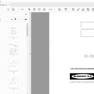 BLANCHOT BL 220 LISTE DES PIECES DE RECHANGE - PDF DOWNLOAD