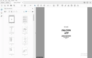 BOMFORD FALCON 6TP ARM MOWER PARTS MANUAL - PDF DOWNLOAD
