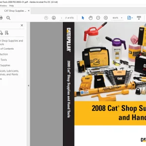 Caterpillar Shop Supplies and Hand Tools Manual 2008 - PDF DOWNLOAD