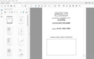 FALC ALCE 1600-1950 PARTS MANUAL - PDF DOWNLOAD