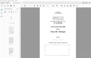 FALC Fresa BS-BS Super PARTS MANUAL - PDF DOWNLOAD