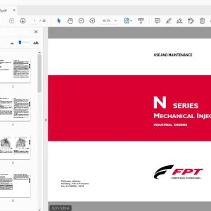 FPT N Series MECHANICAL INJECTION SYSTEM USE & MAINTENANCE MANUAL - PDF