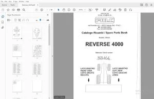 Falc Reverse 4000 Parts Manual - PDF DOWNLOAD