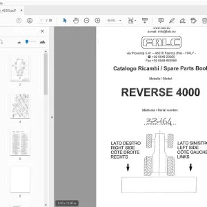 Falc Reverse 4000 Parts Manual - PDF DOWNLOAD