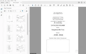 Falc Vangatrice Mini Toro CATALOGO RICAMBI - PDF DOWNLOAD