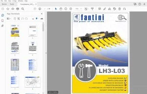 Fantini LH3-L03 Parts Manual - PDF DOWNLOAD