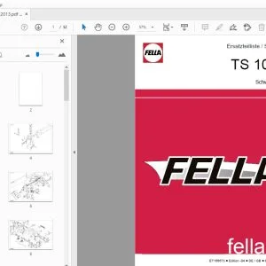 Fella TS 10055 Rake Parts Manual - PDF DOWNLOAD