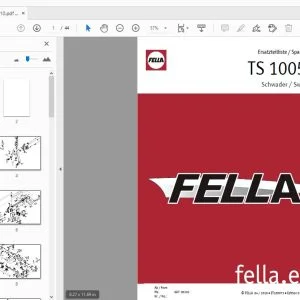 Fella TS 10055 Swather Parts Manual - PDF DOWNLOAD