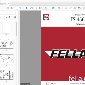 Fella TS 456 DN Swather Parts Manual - PDF DOWNLOAD