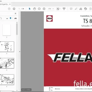 Fella TS 880 Swather Parts Manual - PDF DOWNLOAD