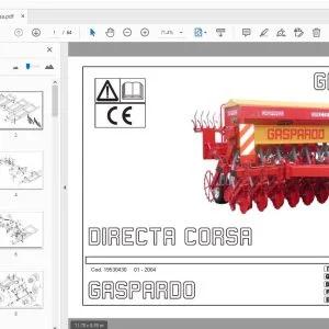GASPARDO DIRECTA CORSA PARTS MANUAL 19530430 - PDF DOWNLOAD