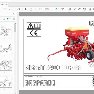 GASPARDO GIGANTE 400 CORSA PARTS MANUAL 19530440 - PDF DOWNLOAD