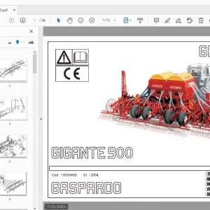 GASPARDO GIGANTE 900 PARTS MANUAL 19530490 - PDF DOWNLOAD