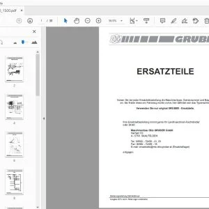 GRUBER SM 350, 1500 ERSATZTEILE - PDF DOWNLOAD