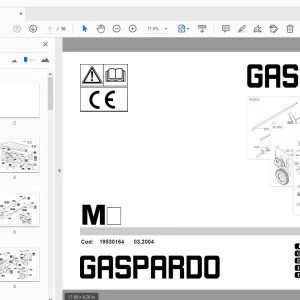 Gaspardo M Parts Manual 19530164 - PDF DOWNLOAD