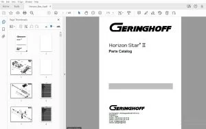 Geringhoff Horizon Star II Parts Manual - PDF DOWNLOAD