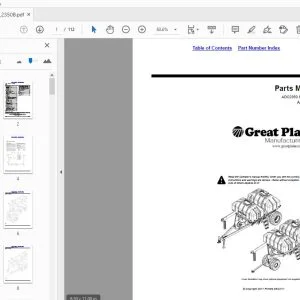 Great Plains ADC2350 & ADC2350B Air Drill Cart Parts Manual - PDF DOWNLOAD