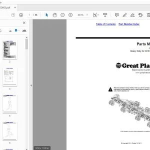 Great Plains CTA4000 HD Heavy Duty Air Drill Implement Parts Manual - PDF DOWNLOAD