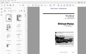 Great Plains NTA3010 & NTA3510 No-Till Air Drill Implement Parts Manual - PDF