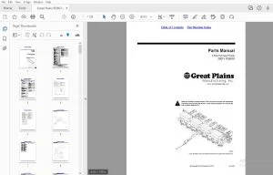 Great Plains PD8070 8 Row Pull-Type Planter Parts Manual - PDF DOWNLOAD