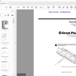 Great Plains PD8070 8 Row Pull-Type Planter Parts Manual - PDF DOWNLOAD