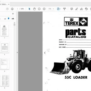 HANOMAG TEREX 55C LOADER PARTS MANUAL - PDF DOWNLOAD