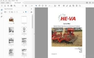 HE-VA Accu-Disc Operators & Parts Manual - PDF DOWNLOAD