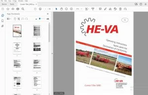 HE-VA Combi-Tiller MKII Operation & Parts Manual - PDF DOWNLOAD