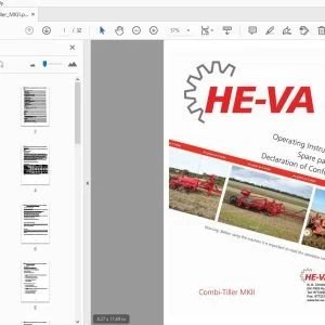HE-VA Combi-Tiller MKII Operation & Parts Manual - PDF DOWNLOAD
