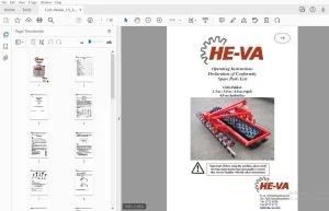 HE-VA Culti-Pakker 1.5 m 3.0 m 4.0 m (rigid) 4.0 m (hydraulic) Operation & Parts Manual - PDF